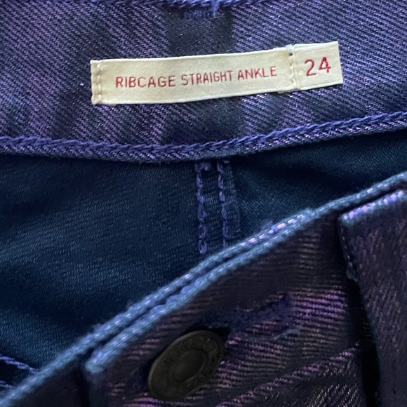 Levi’s Ribcage Straight Ankle Coated Denim - Picture 4 of 5